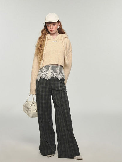 Hidden meat lazy pants【s0000004745】