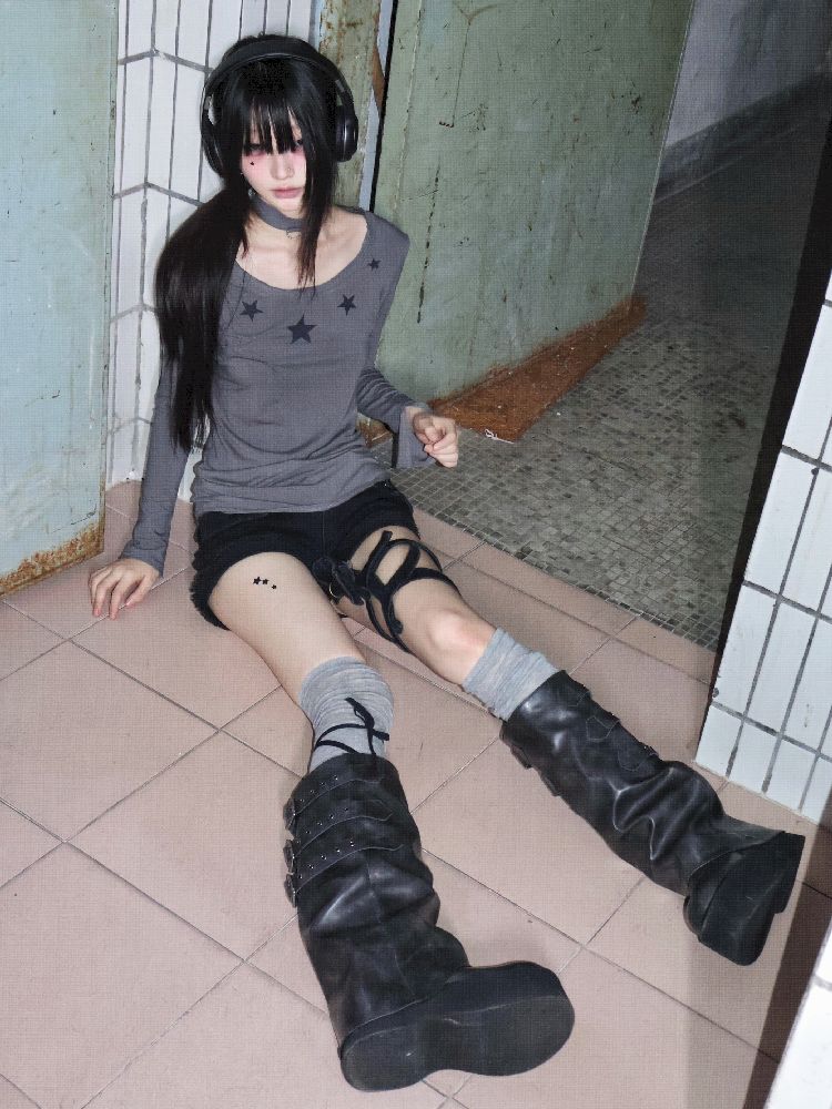 Long Sleeve T-Shirt Slim Camisole【s0000012024】