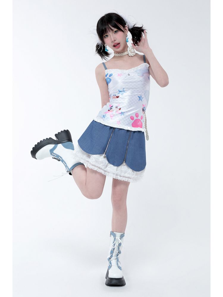 Variety cowboy petal skirt【s0000006573】