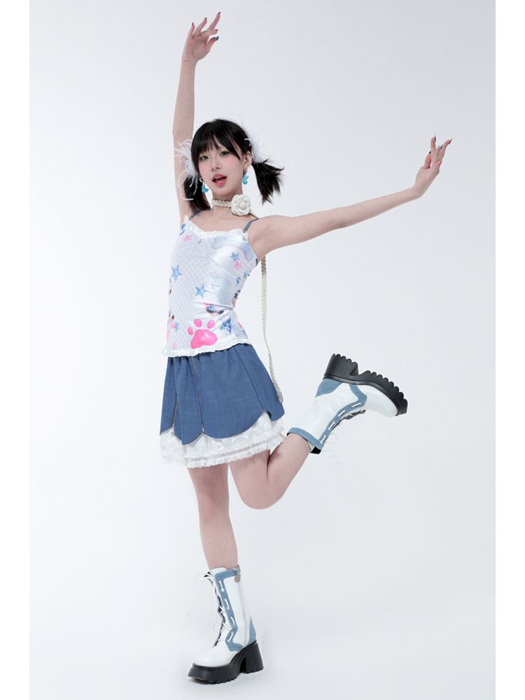 Variety cowboy petal skirt【s0000006573】