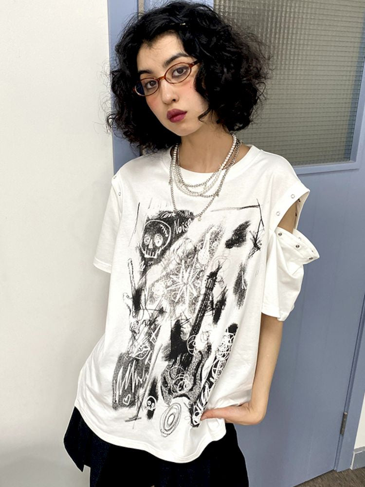 Removal Short Sleeve Tee【s0000008841】