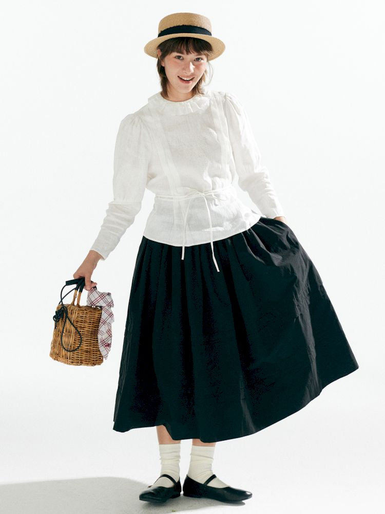 Big Hem Half-body Skirt【s0000007631】