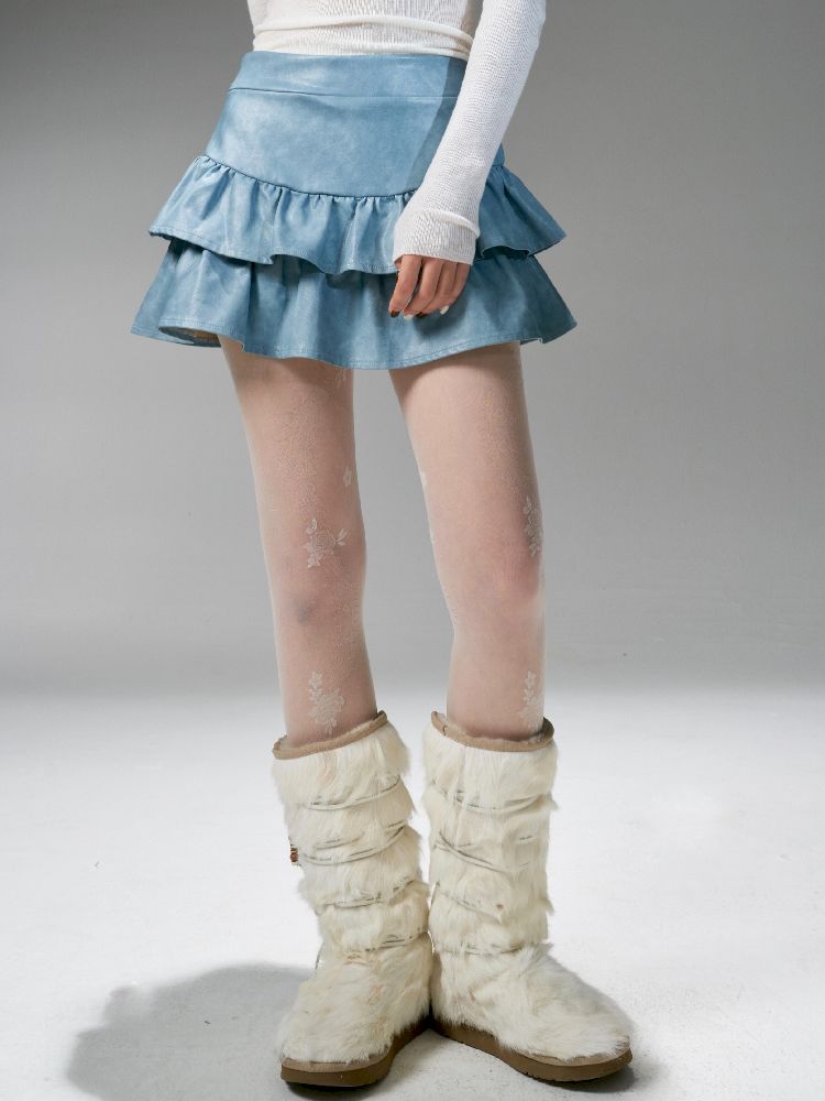 Fur Rubbed Color Leather Jacket【s0000005323】