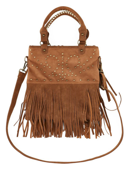 Handheld Crossbody Dual Purpose Tassel Bag【s0000006256】