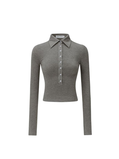 Slim fit polo knit T【s0000006283】