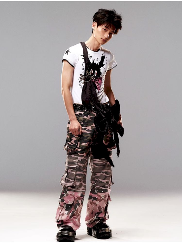 Magic Bunny Glitter Print T-Shirt【s0000008979】