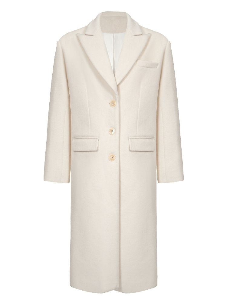 Gun barge collar wool coat【s0000004715】