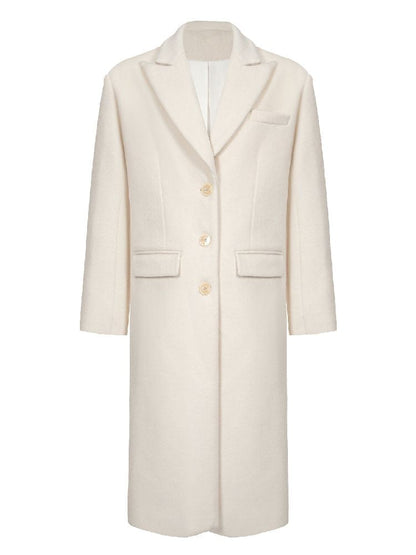 Gun barge collar wool coat【s0000004715】