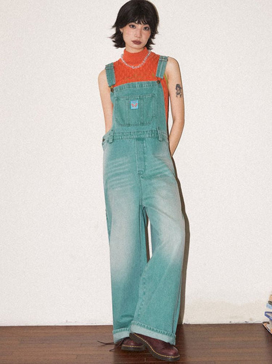 Classic Loose Casual Aged Washed Denim【s0000008830】