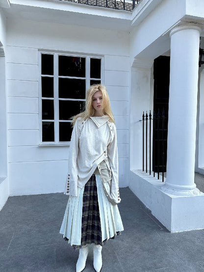 Deconstruction Multi-Way Knit Bottom Shirt【s0000004721】