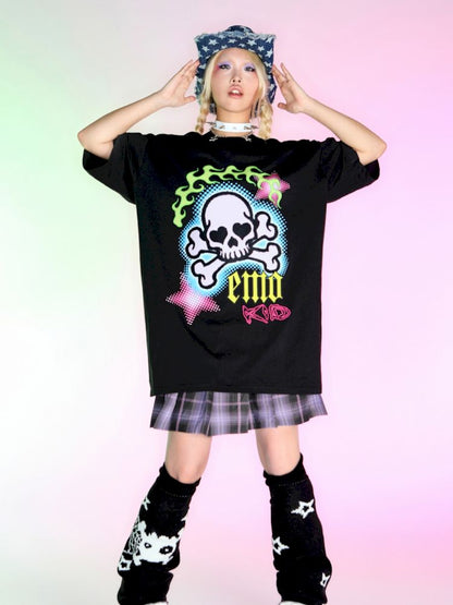 Genderless loose short sleeve t-shirt【s0000007164】