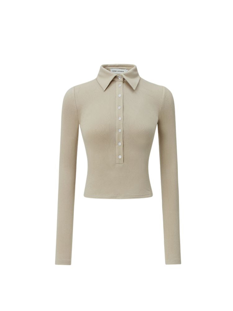 Slim fit polo knit T【s0000006283】