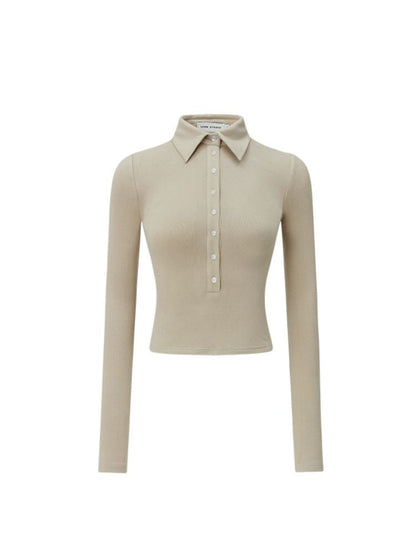 Slim fit polo knit T【s0000006283】