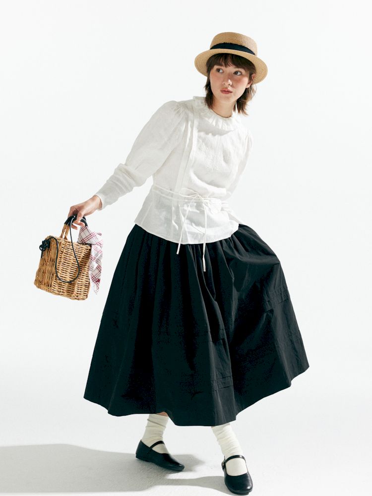 Big Hem Half-body Skirt【s0000007631】