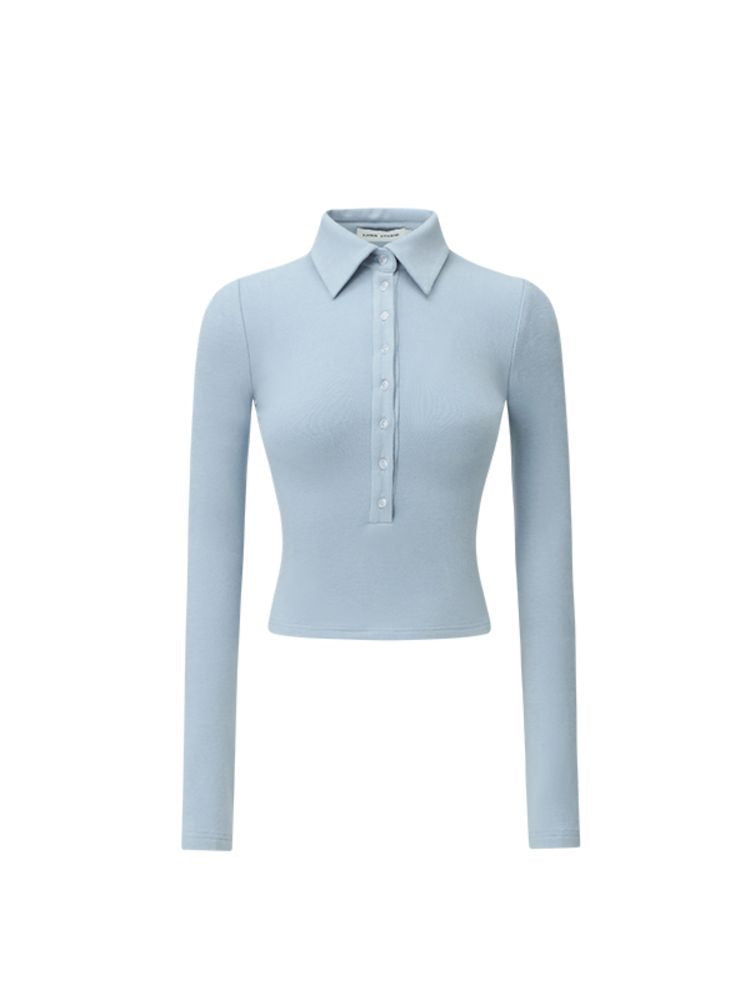 Slim fit polo knit T【s0000006283】