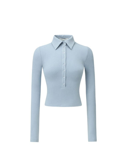 Slim fit polo knit T【s0000006283】