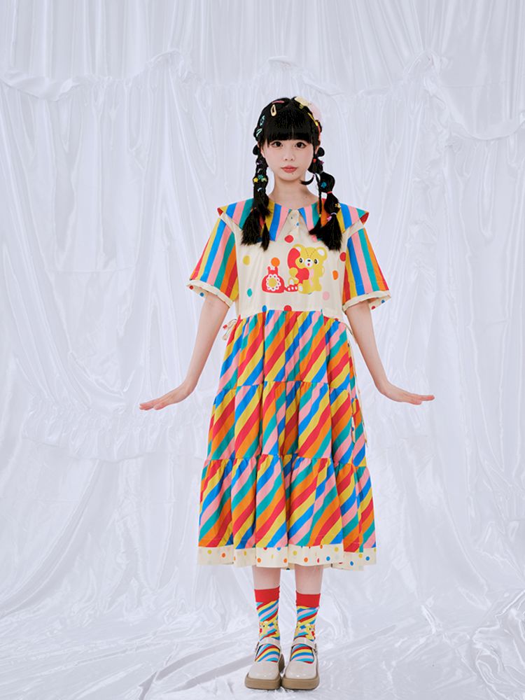 Rainbow Diary Dress【s0000009097】