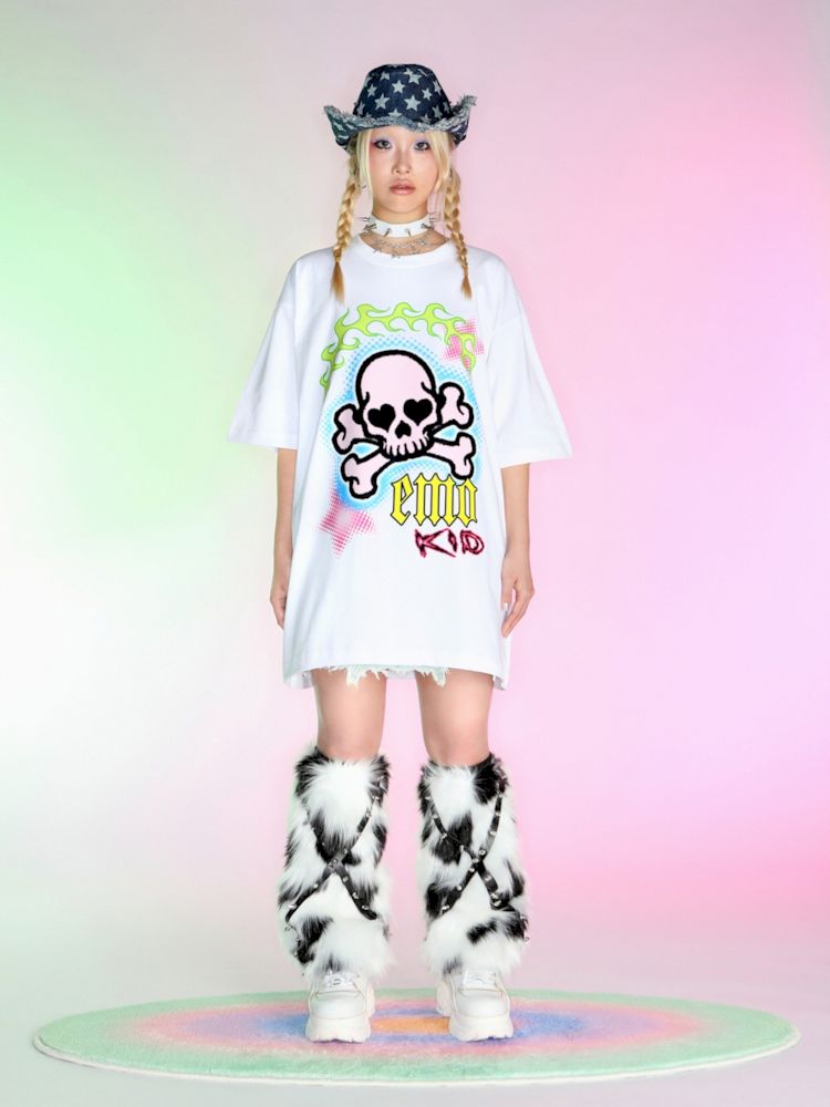 Genderless loose short sleeve t-shirt【s0000007164】