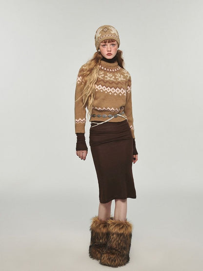 Loose Blue Sweater【s0000004728】