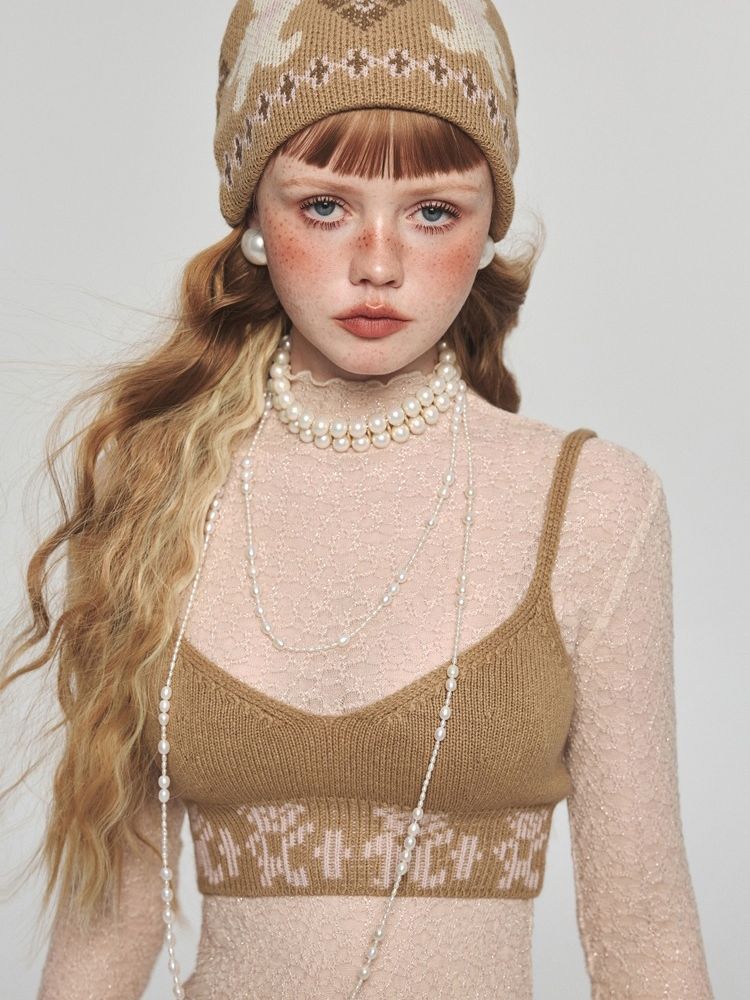 V-neck lingerie camisole【s0000004727】