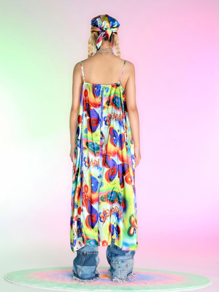 Silk Halter Dress【s0000007150】