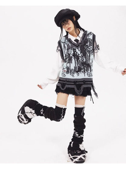 Dragon Knit Vest【s0000005961】