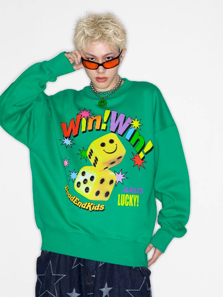 Smiley Dice American Tide Sweatshirt【s0000010264】
