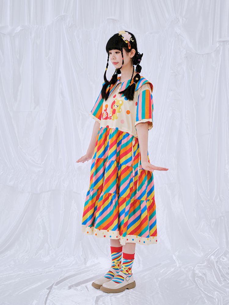 Rainbow Diary Dress【s0000009097】