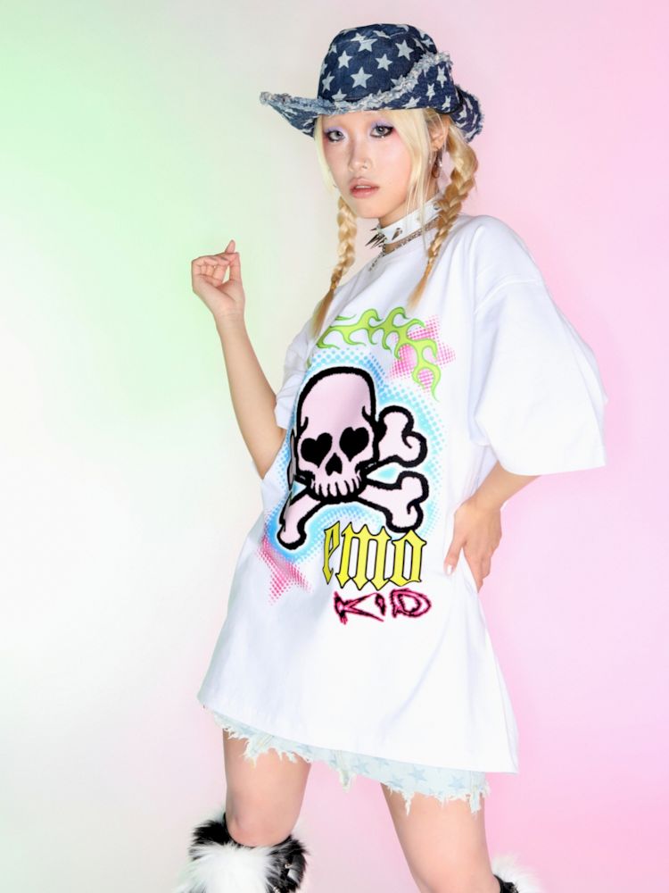 Genderless loose short sleeve t-shirt【s0000007164】