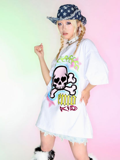 Genderless loose short sleeve t-shirt【s0000007164】