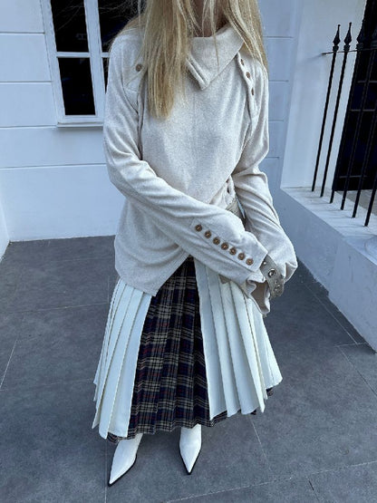 Deconstruction Multi-Way Knit Bottom Shirt【s0000004721】