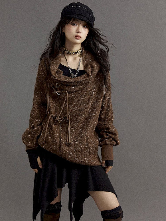 Pile Collar Loose Top