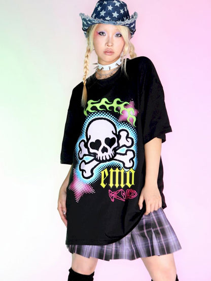 Genderless loose short sleeve t-shirt【s0000007164】