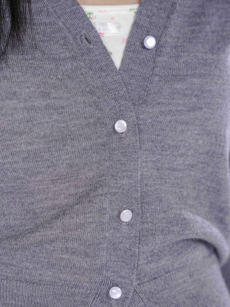 Long soft feeling V-neck knitted cardigan【s0000008606】