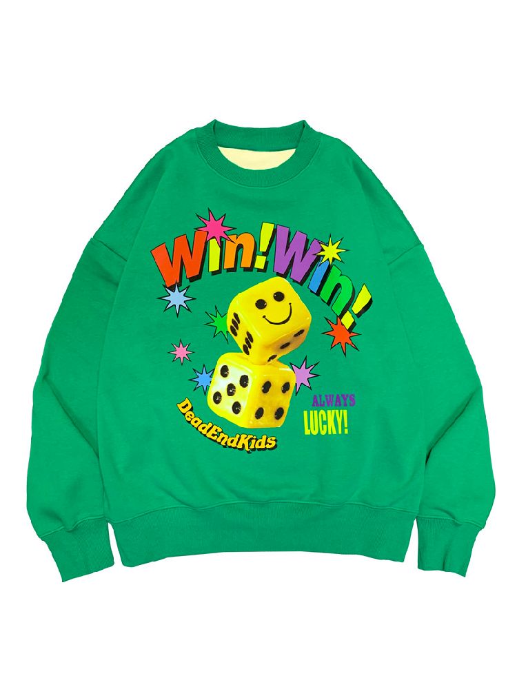 Smiley Dice American Tide Sweatshirt【s0000010264】