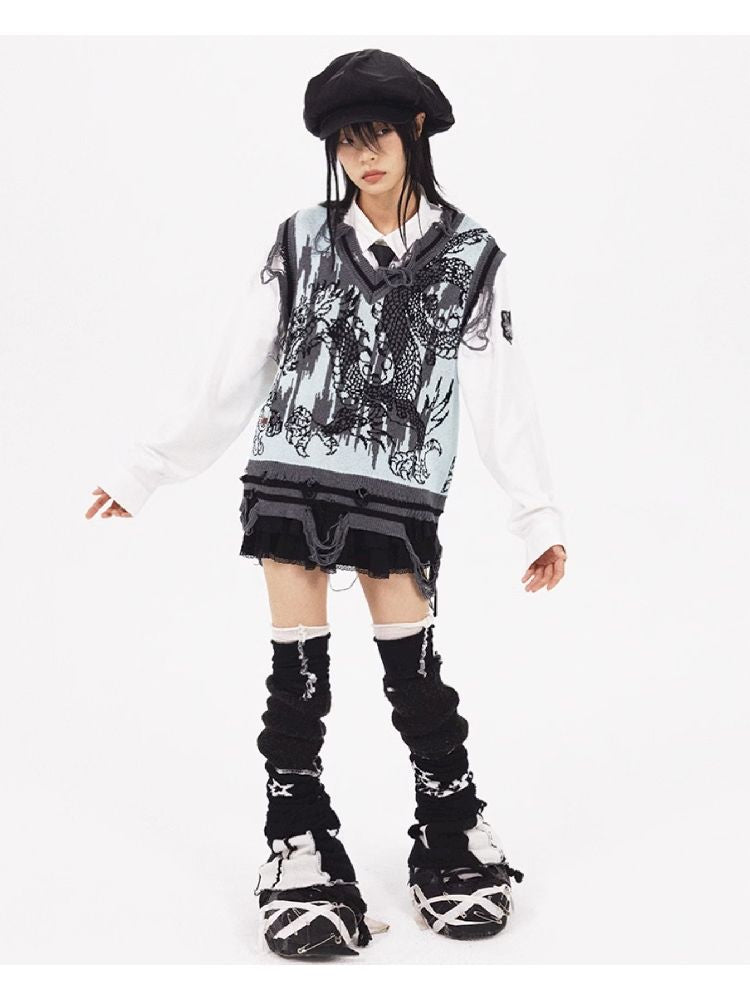 Dragon Knit Vest【s0000005961】