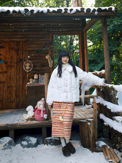 Turtleneck Lapel Lace Sweater【s0000004653】