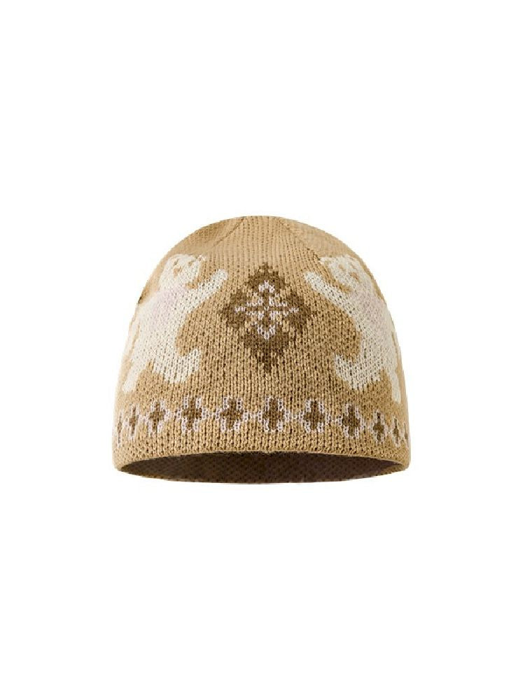 Niche retro jacquard bear knit cap【s0000004736】