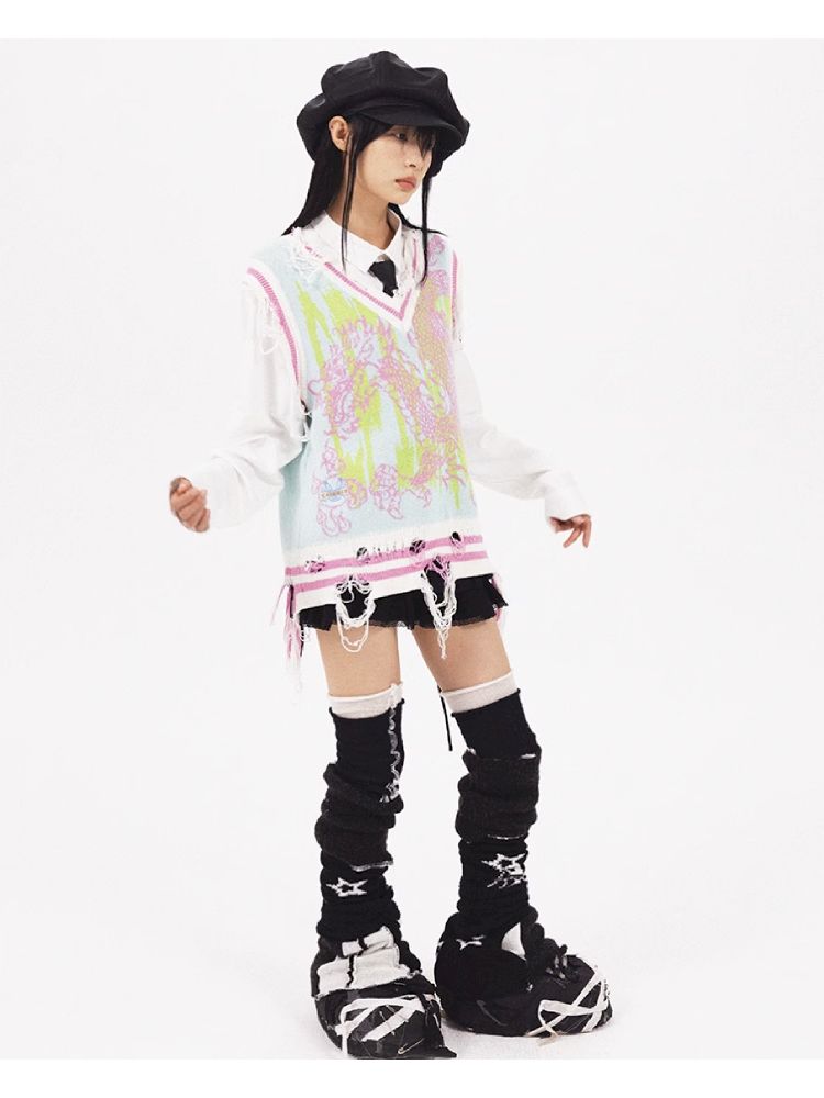 Dragon Knit Vest【s0000005961】