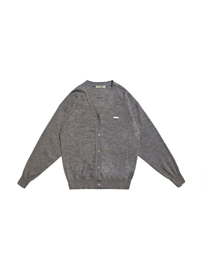 Long soft feeling V-neck knitted cardigan【s0000008606】