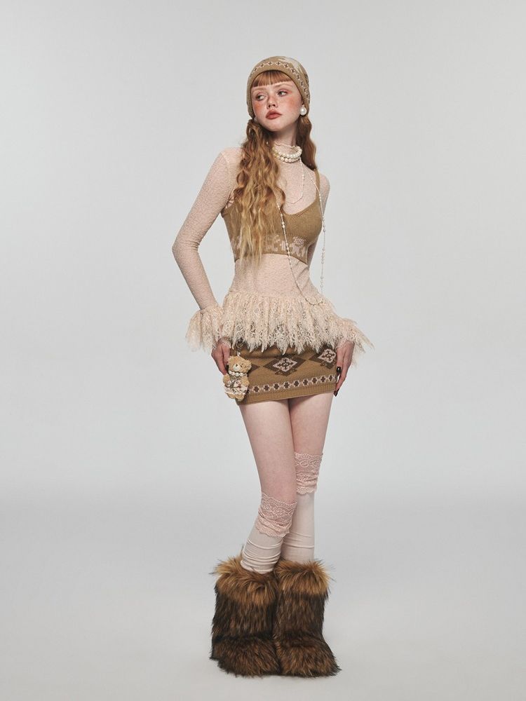 V-neck lingerie camisole【s0000004727】