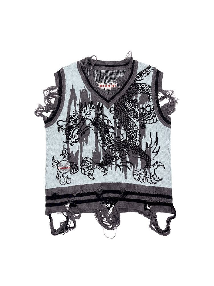 Dragon Knit Vest【s0000005961】