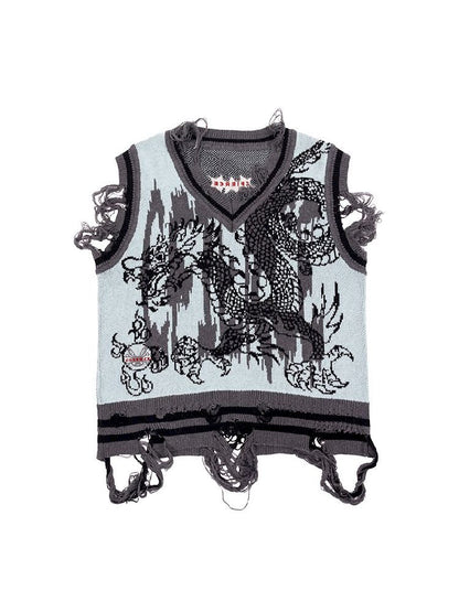 Dragon Knit Vest【s0000005961】