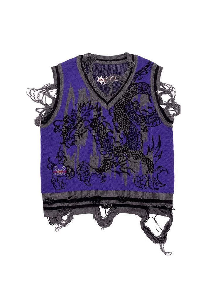 Dragon Knit Vest【s0000005961】