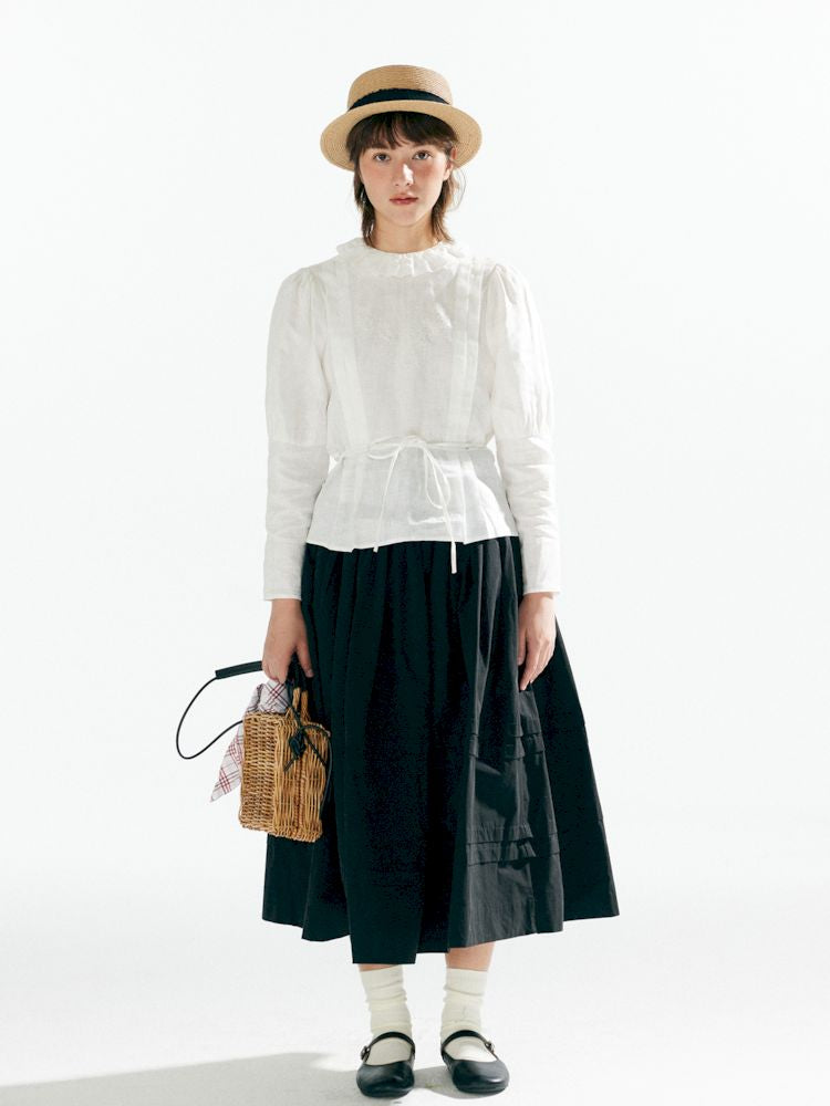 Big Hem Half-body Skirt【s0000007631】