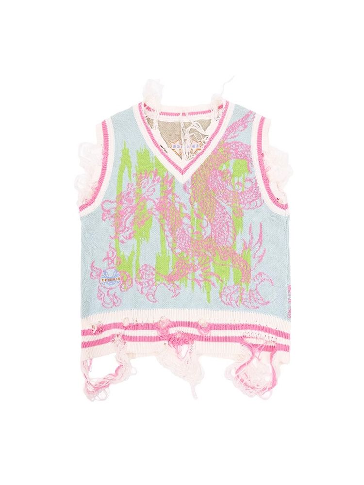 Dragon Knit Vest【s0000005961】
