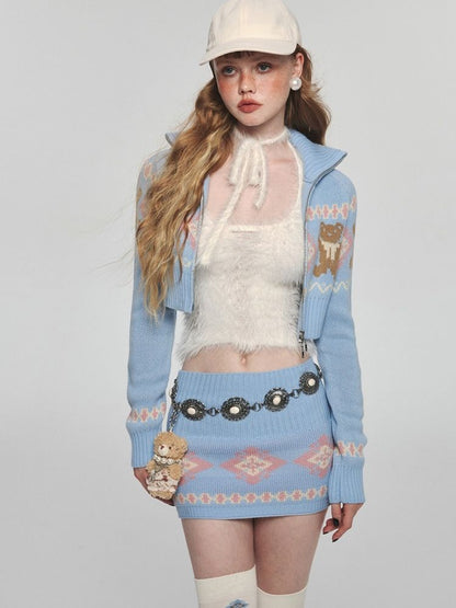 Knit Two Piece Set【s0000004723】