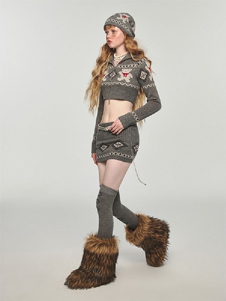 Knit Two Piece Set【s0000004723】