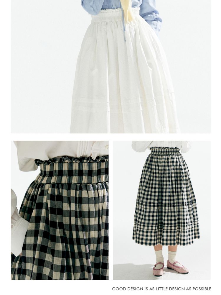 Big Hem Half-body Skirt【s0000007631】