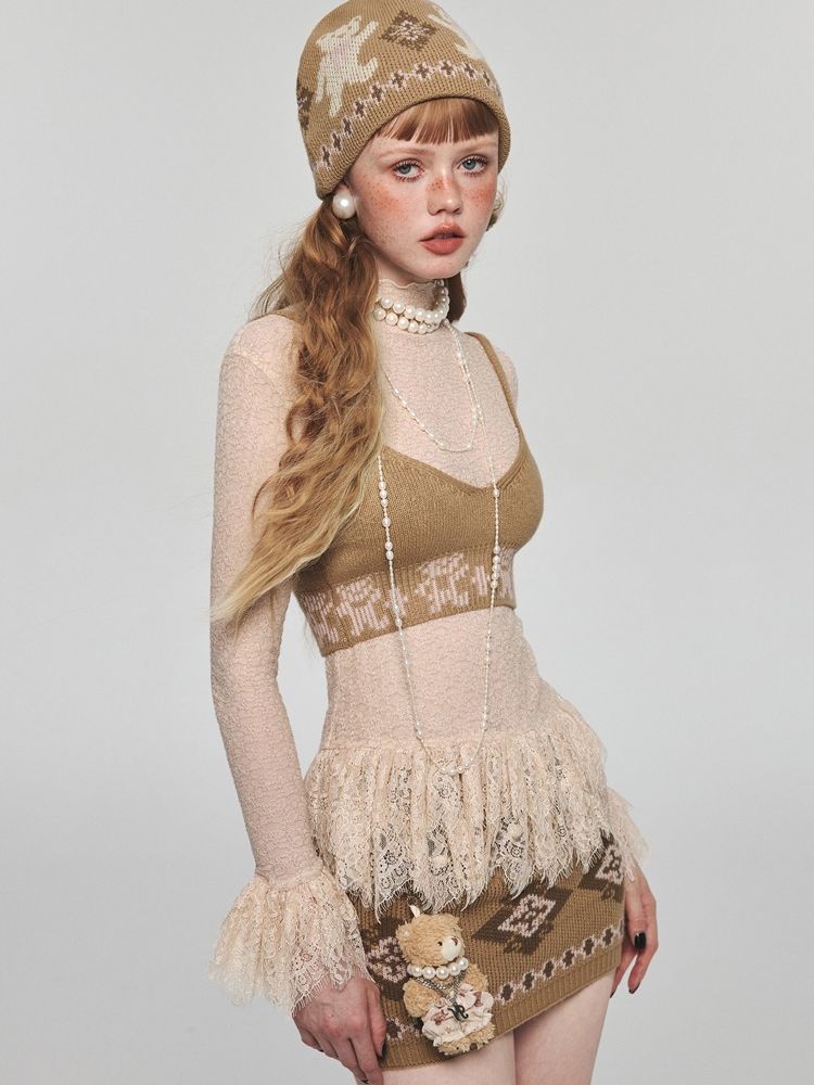 V-neck lingerie camisole【s0000004727】